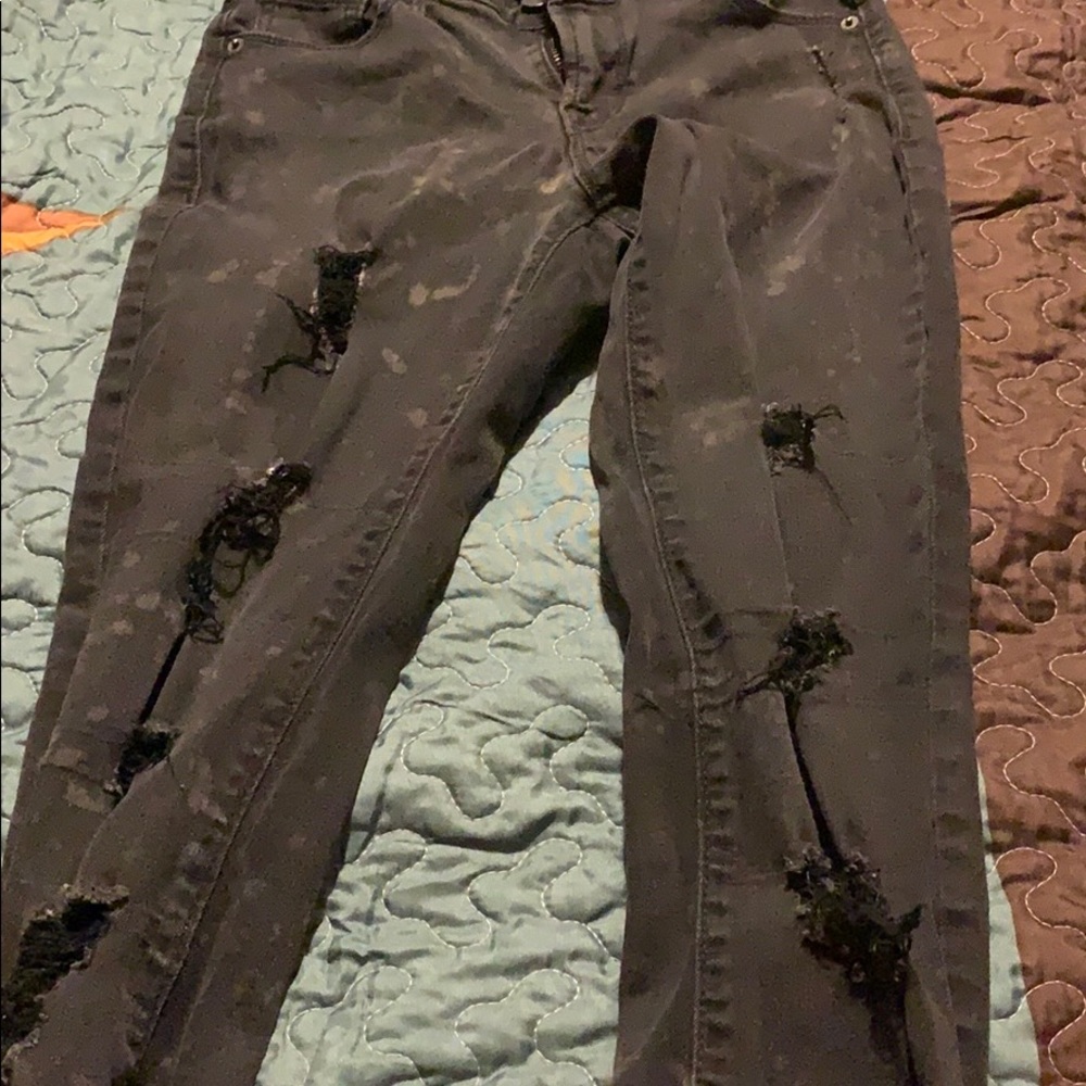 Black skinny jeans